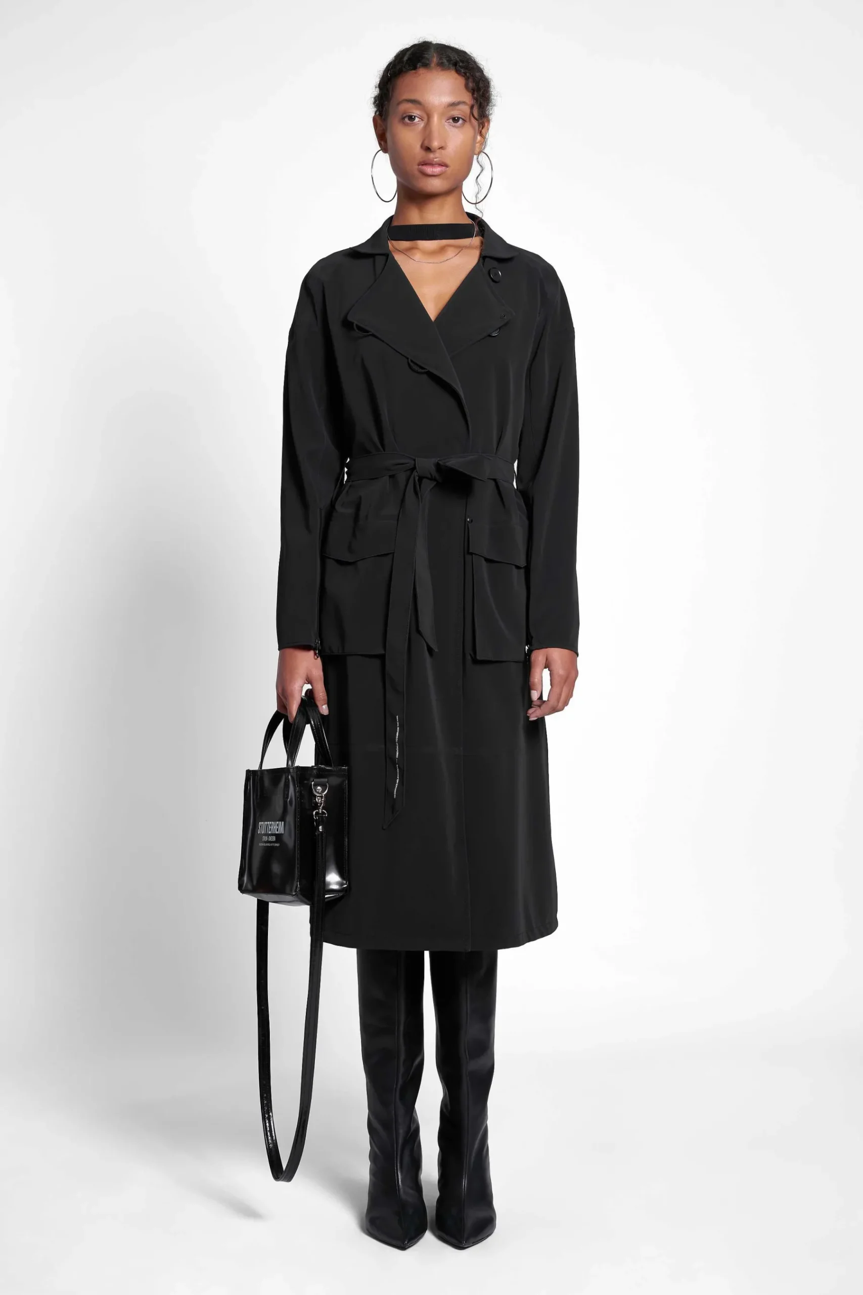 STUTTERHEIM Dames Uitverkoop-Kista Matte Trenchcoat