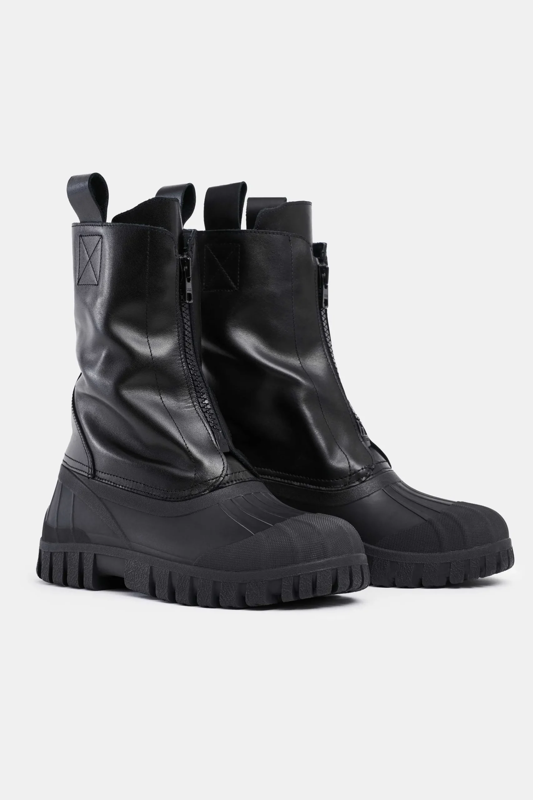 STUTTERHEIM Leren Laarzen-Patrol-Ritslaars Leer