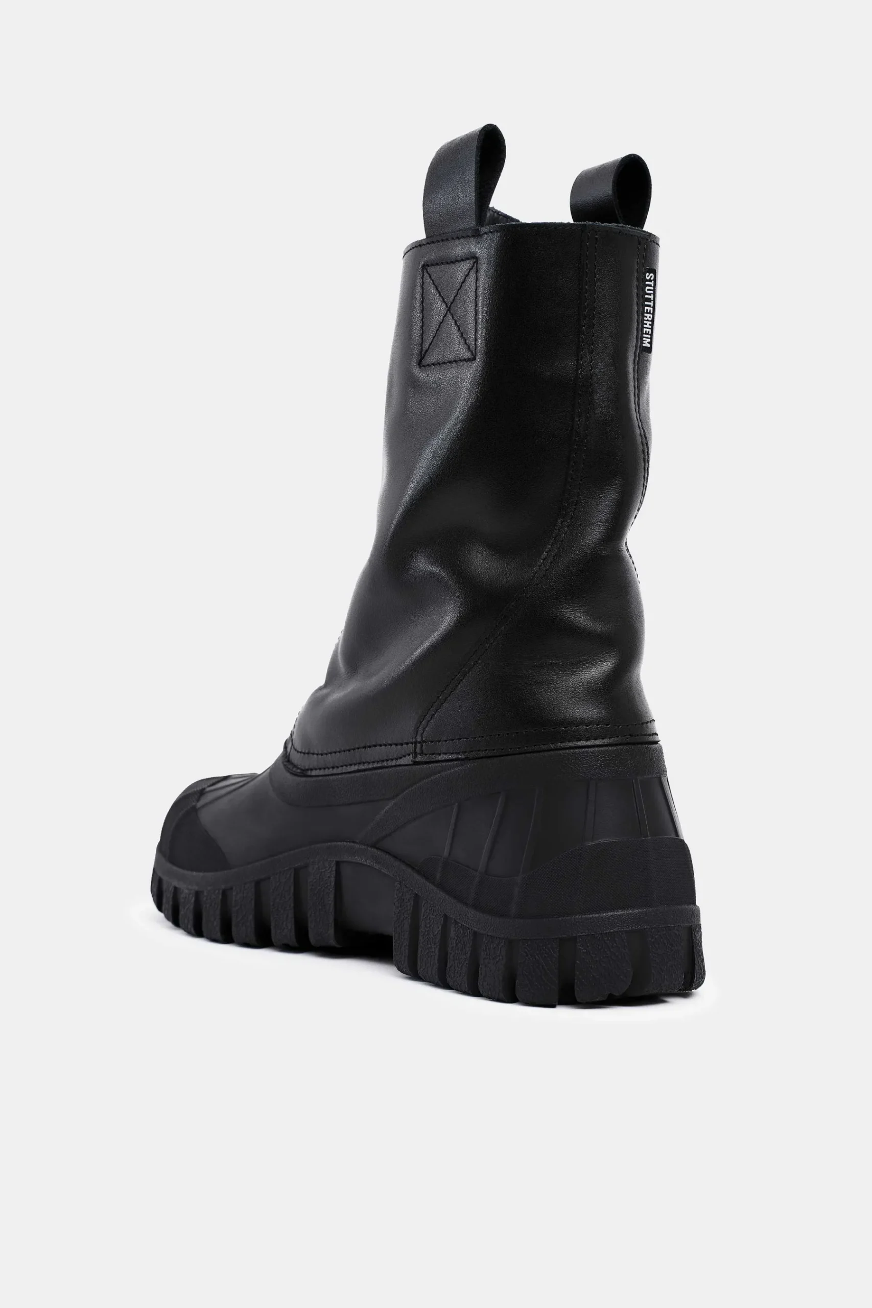 STUTTERHEIM Leren Laarzen-Patrol-Ritslaars Leer