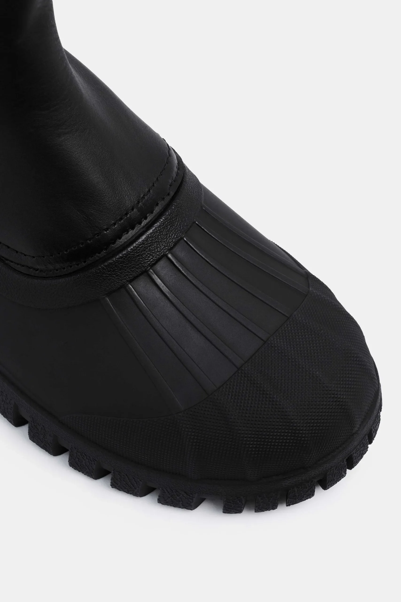 STUTTERHEIM Leren Laarzen-Patrouillelaarsschacht Leer