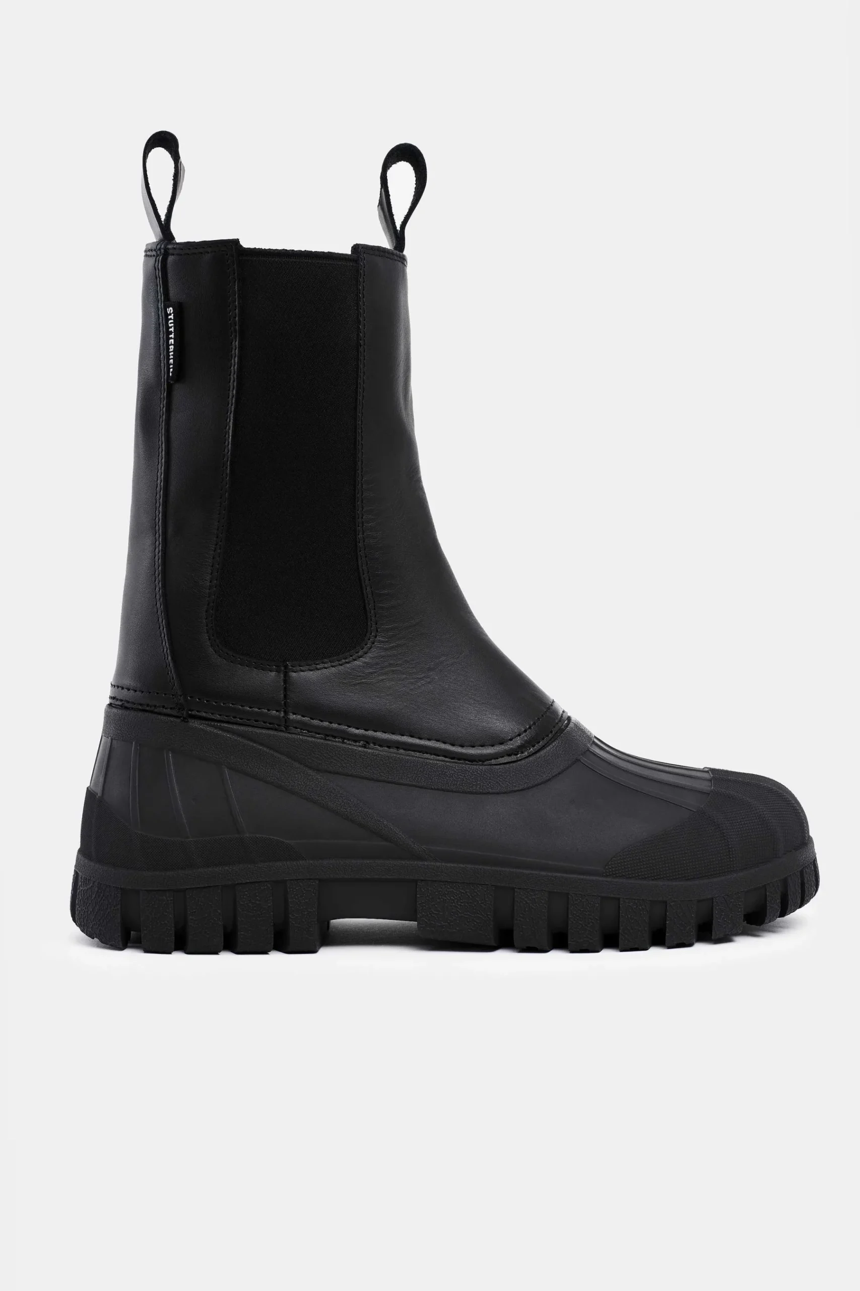 STUTTERHEIM Leren Laarzen-Patrouillelaarsschacht Leer