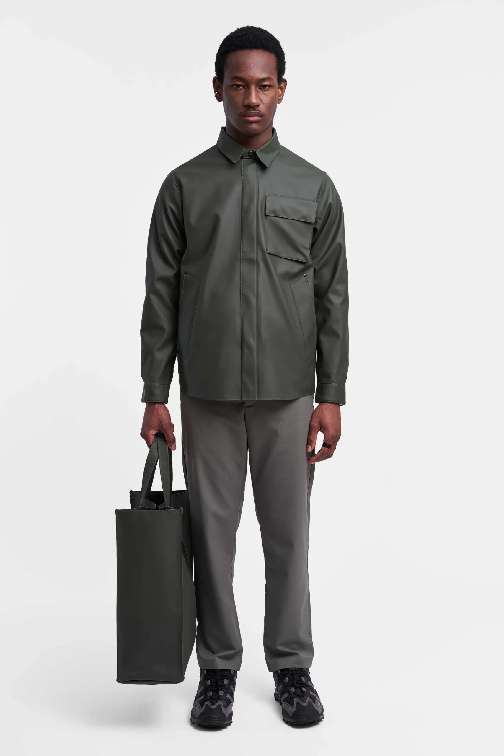 STUTTERHEIM Heren Uitverkoop-Ringen Overshirt