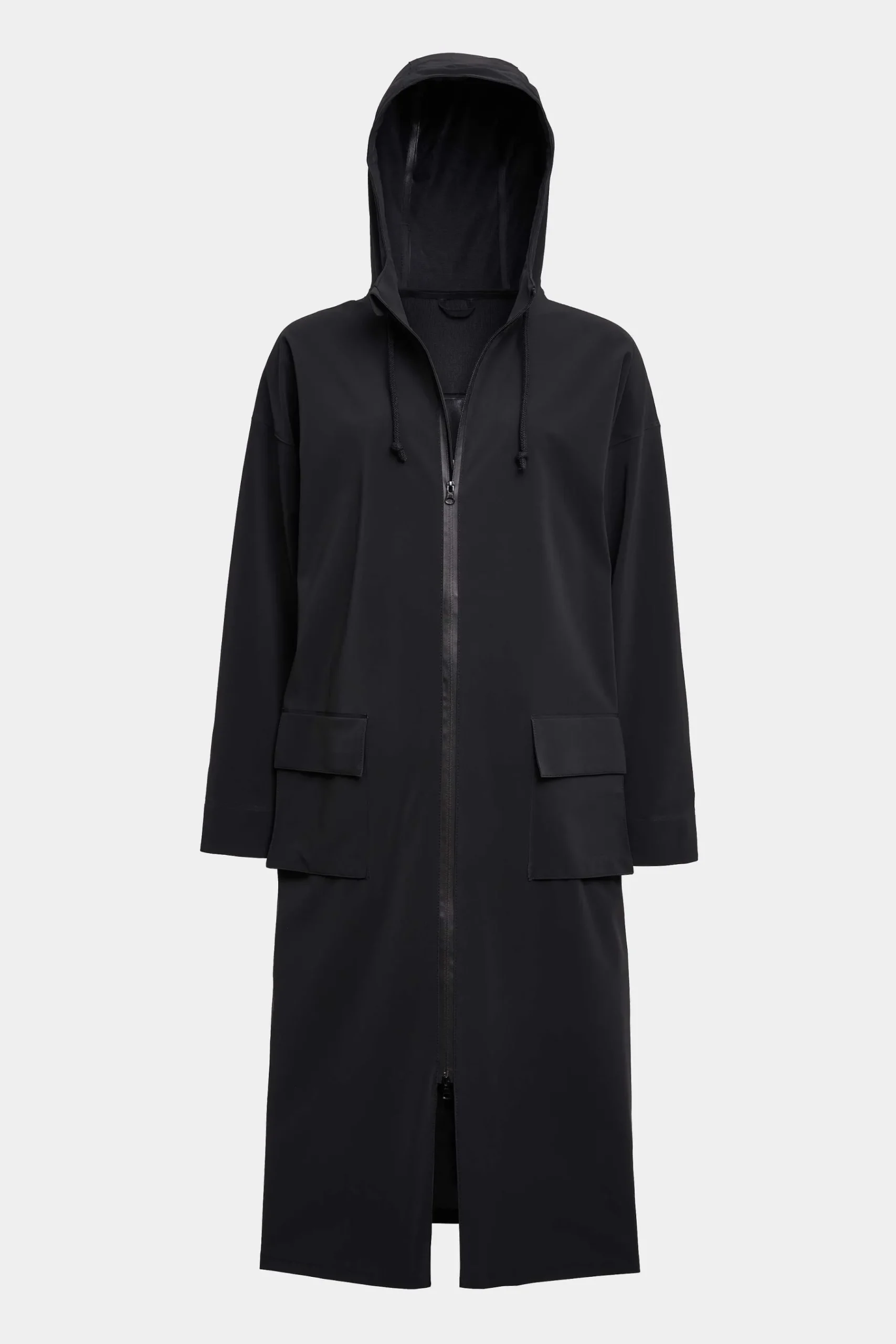 STUTTERHEIM Dames Uitverkoop-Sandviken Lange Matte Regenjas Met Rits