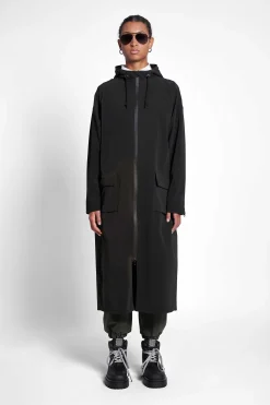 STUTTERHEIM Dames Uitverkoop-Sandviken Lange Matte Regenjas Met Rits