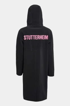 STUTTERHEIM Heren Uitverkoop-Stockholm Lange Regenjas Met Matte Print