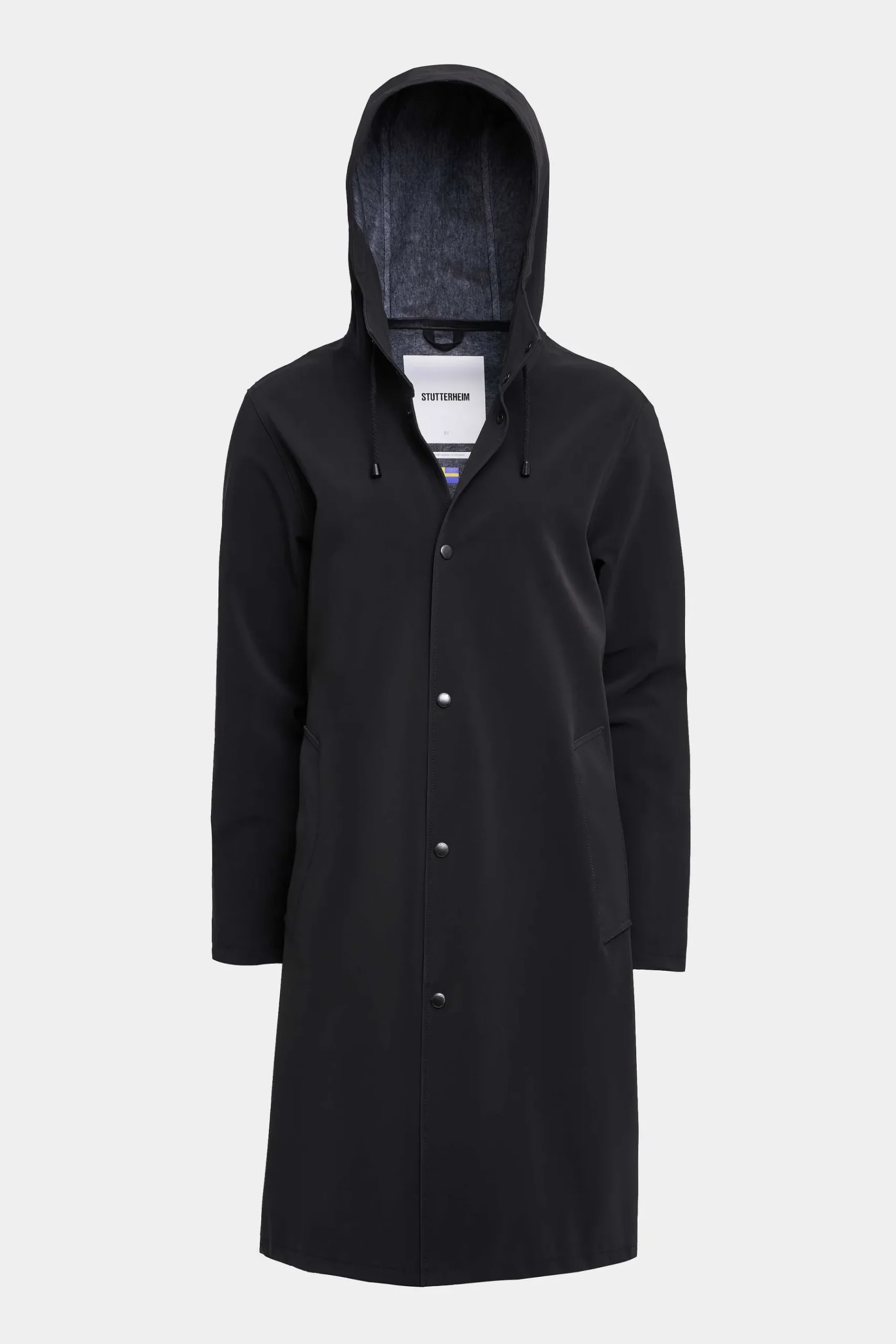 STUTTERHEIM Heren Uitverkoop-Stockholm Lange Regenjas Met Matte Print