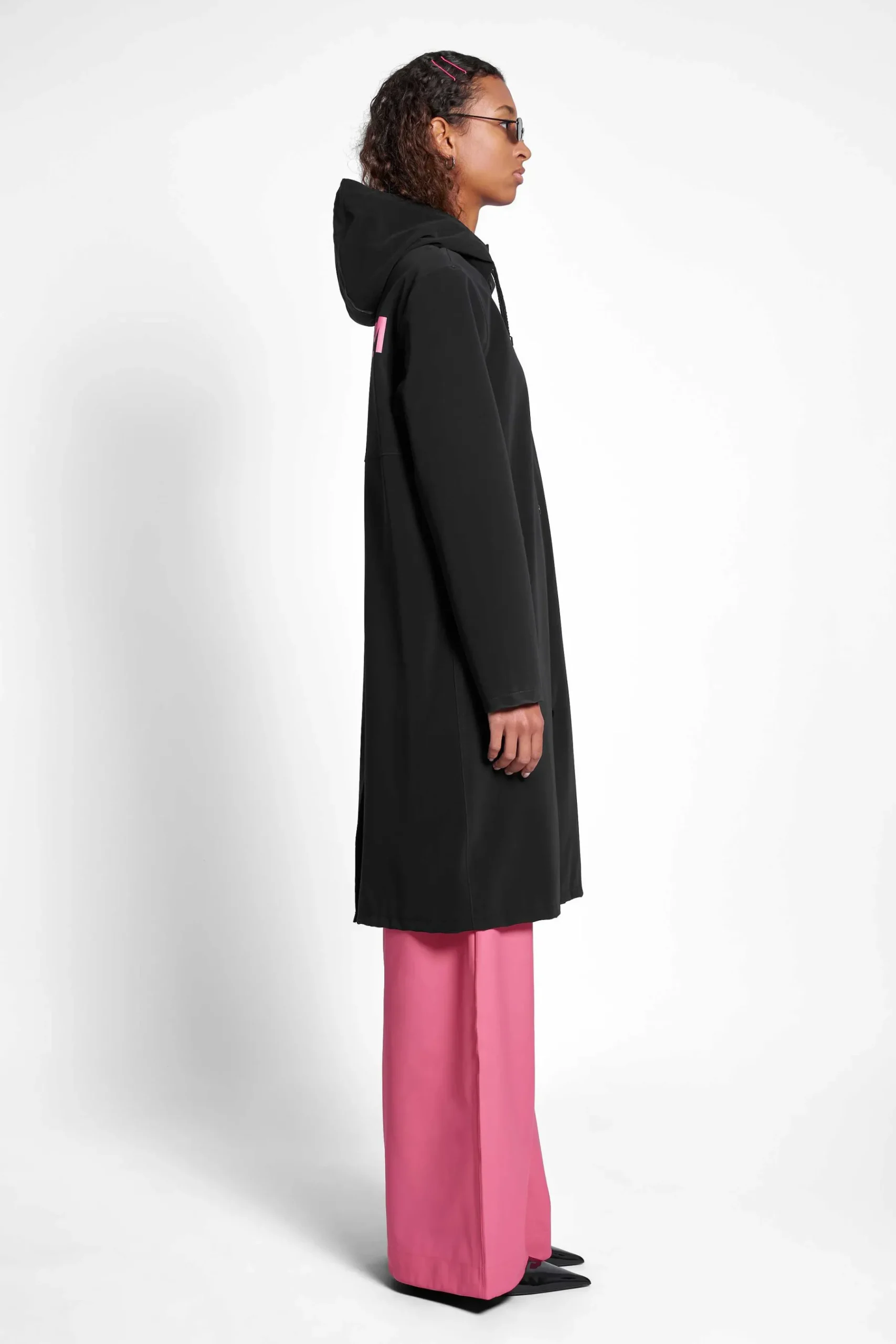STUTTERHEIM Heren Uitverkoop-Stockholm Lange Regenjas Met Matte Print