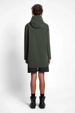 STUTTERHEIM Heren Uitverkoop-Stockholm Lichtgewicht Matte Regenjas Met Rits