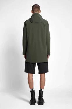STUTTERHEIM Heren Uitverkoop-Stockholm Lichtgewicht Matte Regenjas Met Rits