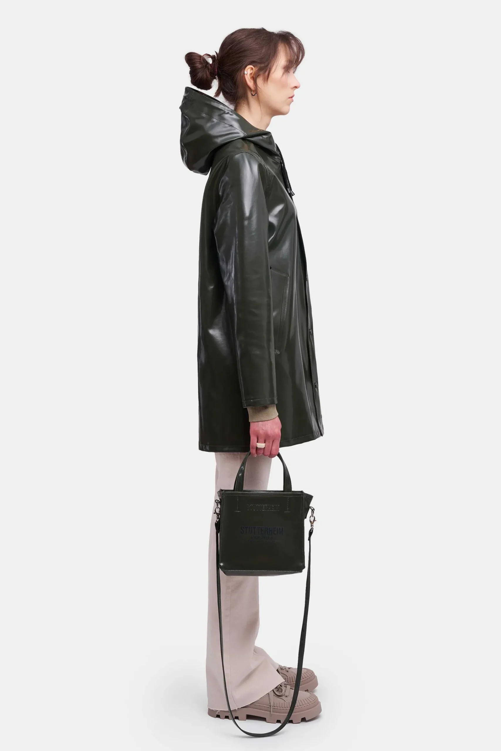 STUTTERHEIM Heren Uitverkoop-Stockholm Opaal Regenjas