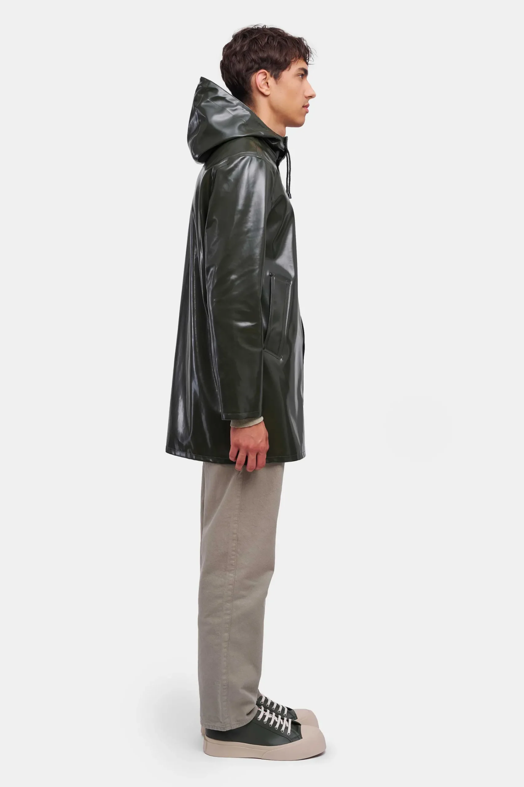 STUTTERHEIM Heren Uitverkoop-Stockholm Opaal Regenjas