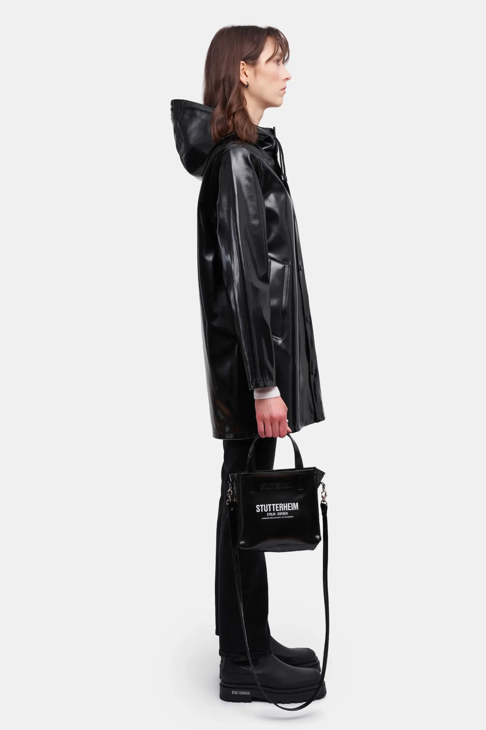 STUTTERHEIM Heren Uitverkoop-Stockholm Opaal Regenjas