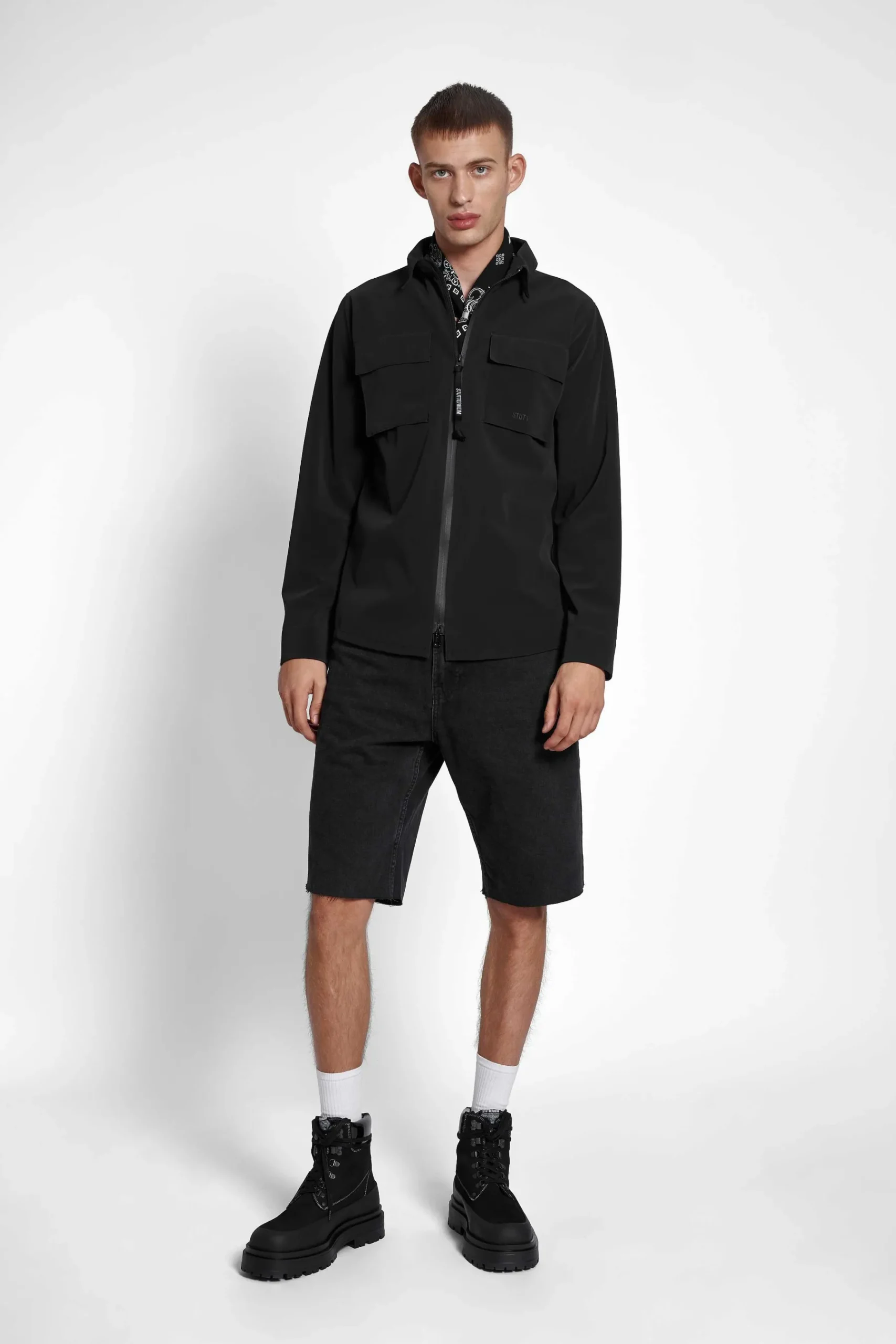 STUTTERHEIM Heren Uitverkoop-Vitaberg Mat Overshirt